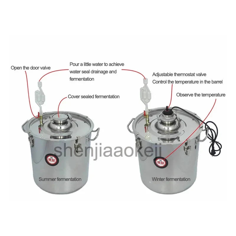 Stainless Steel Home Wine Brewing & Distilling Machine 20L/50L