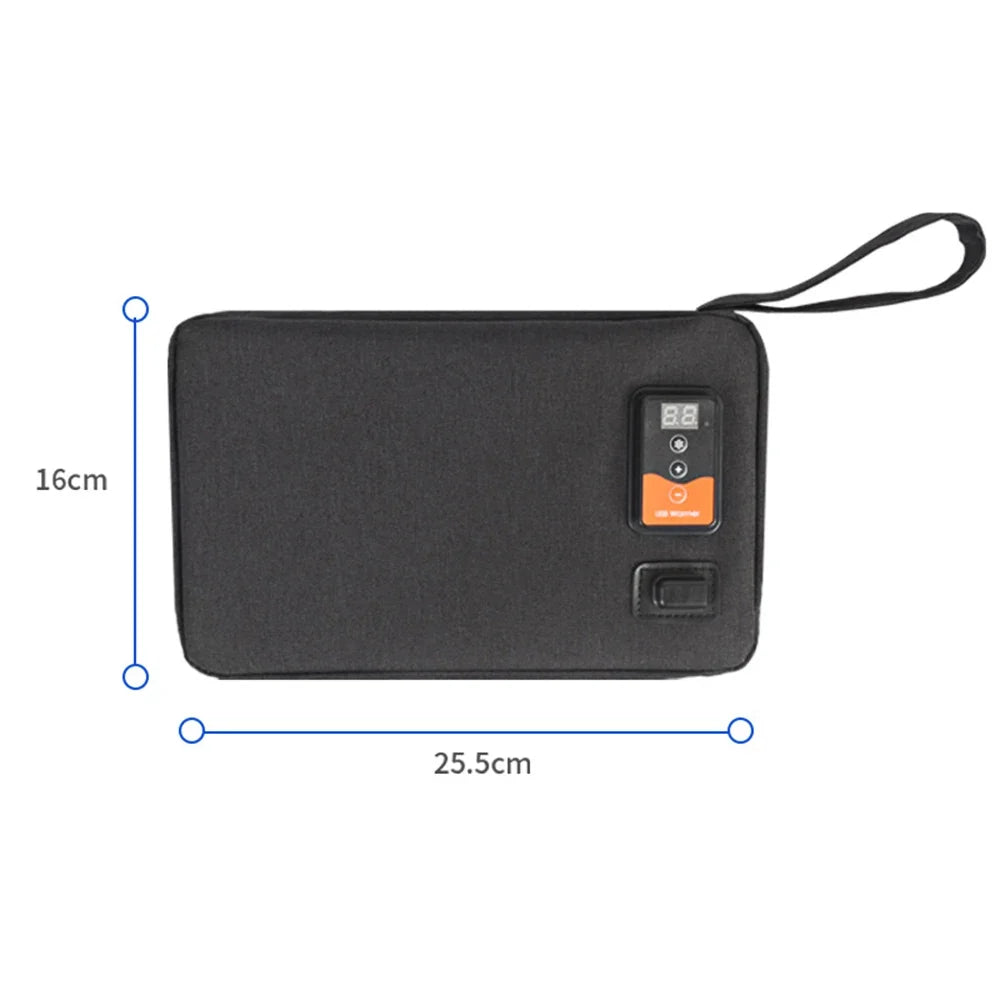 Portable USB Baby Wipe Warmer | Adjustable Temp & Large Cap