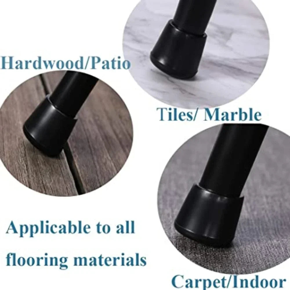 PVC Round Furniture Leg Caps – Anti-Skid Floor Protectors