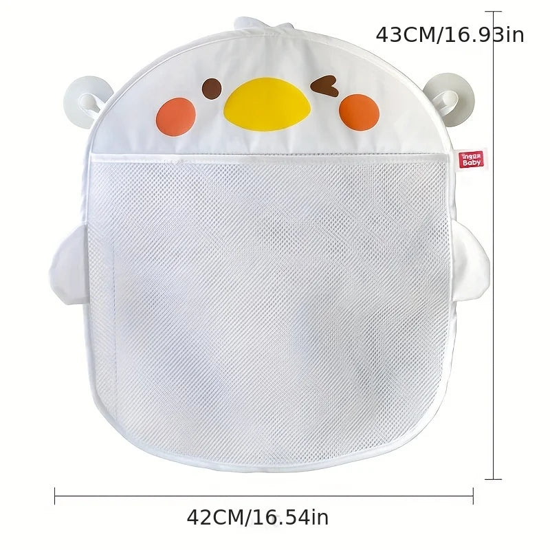 Mesh Baby Bath Toy Storage Bags Sucker Design Organizers Bathtub Toys