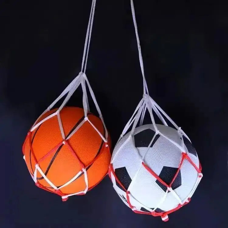 Single Ball Carrying Net Bag Basketball Soccer Football Mesh Storage
