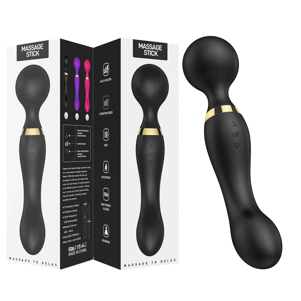 Rmssim Wand Massager | 8 Speeds & 20 Patterns | Waterproof