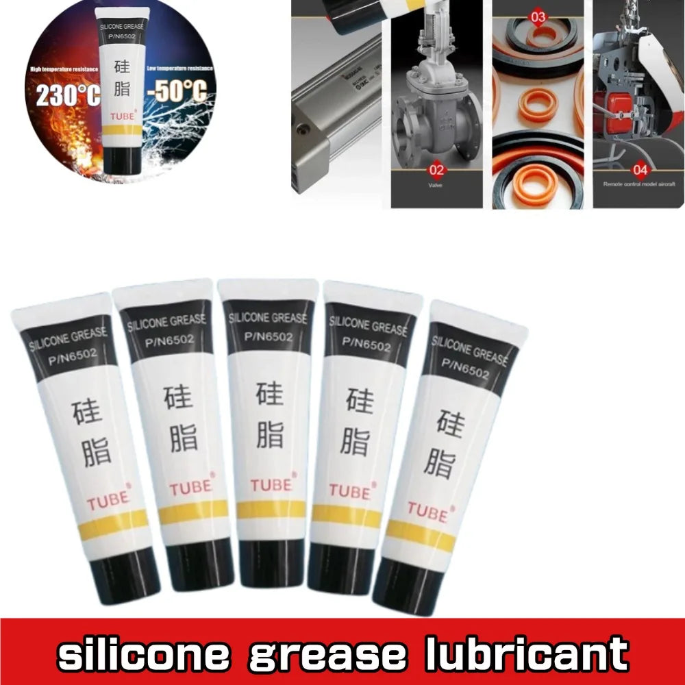 Food Grade Silicone Grease O-Ring Lubricant | -50°C to 230°C