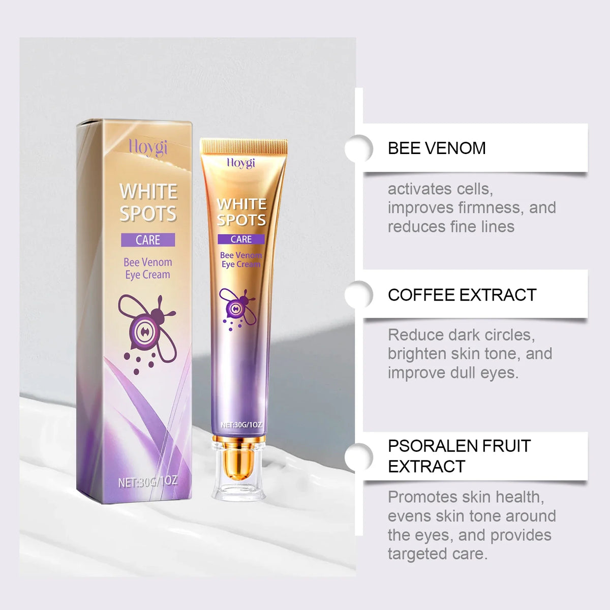Hoygi Retinol Eye Cream – Firm, Brighten & Moisturize Eyes