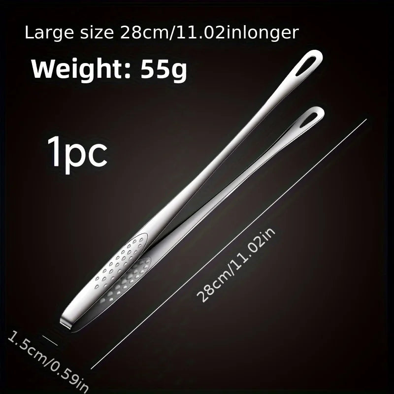 Stainless Steel BBQ Tongs | Barbecue, Bread & Ice Clips 1-2pc