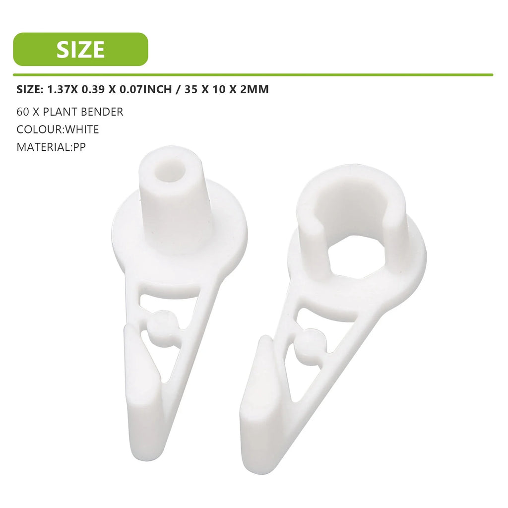 360° Adjustable Plant Bender Training Clips – 60 Pack LST