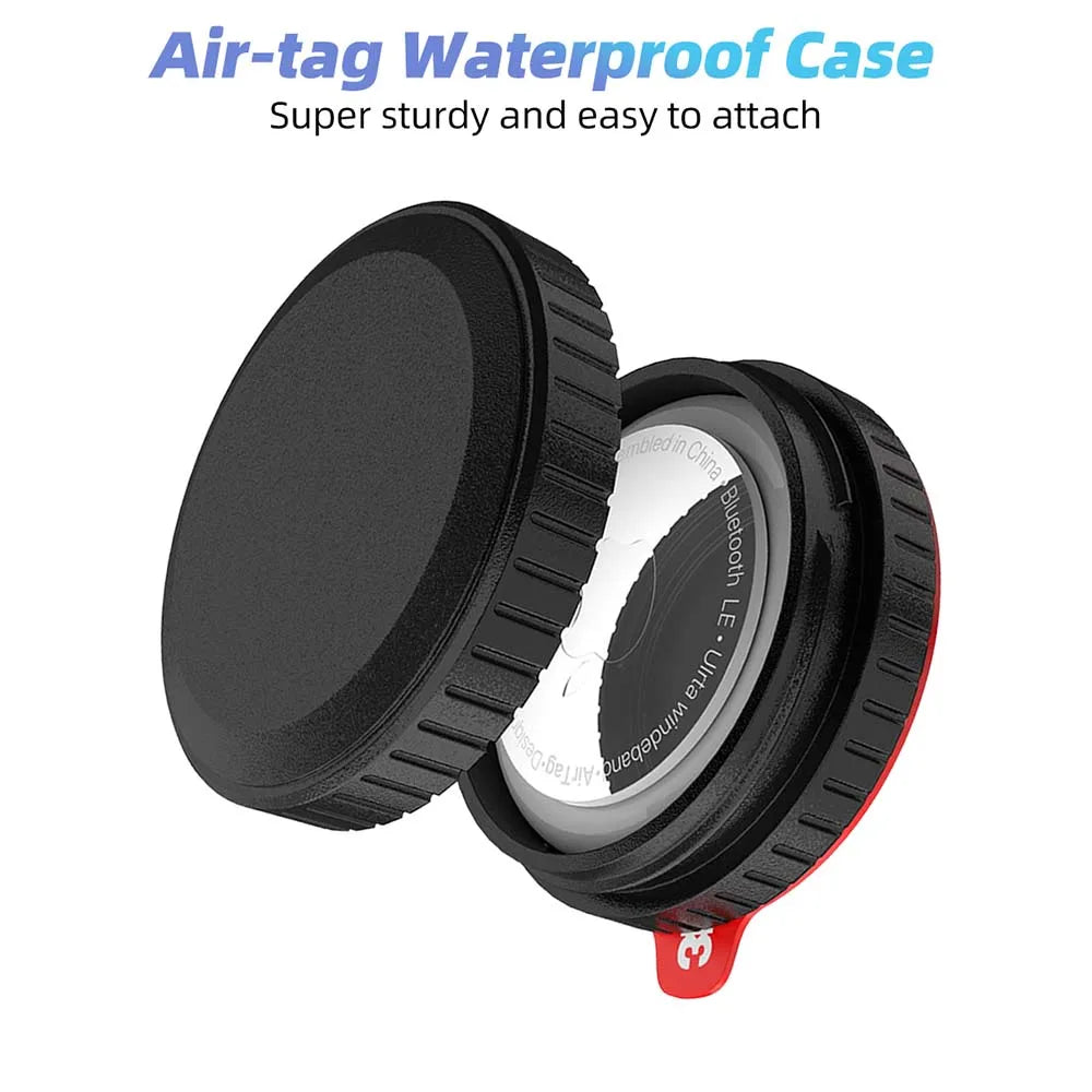 IP68 Waterproof AirTag Case – Shockproof Cover for Pet, Keys & Bike