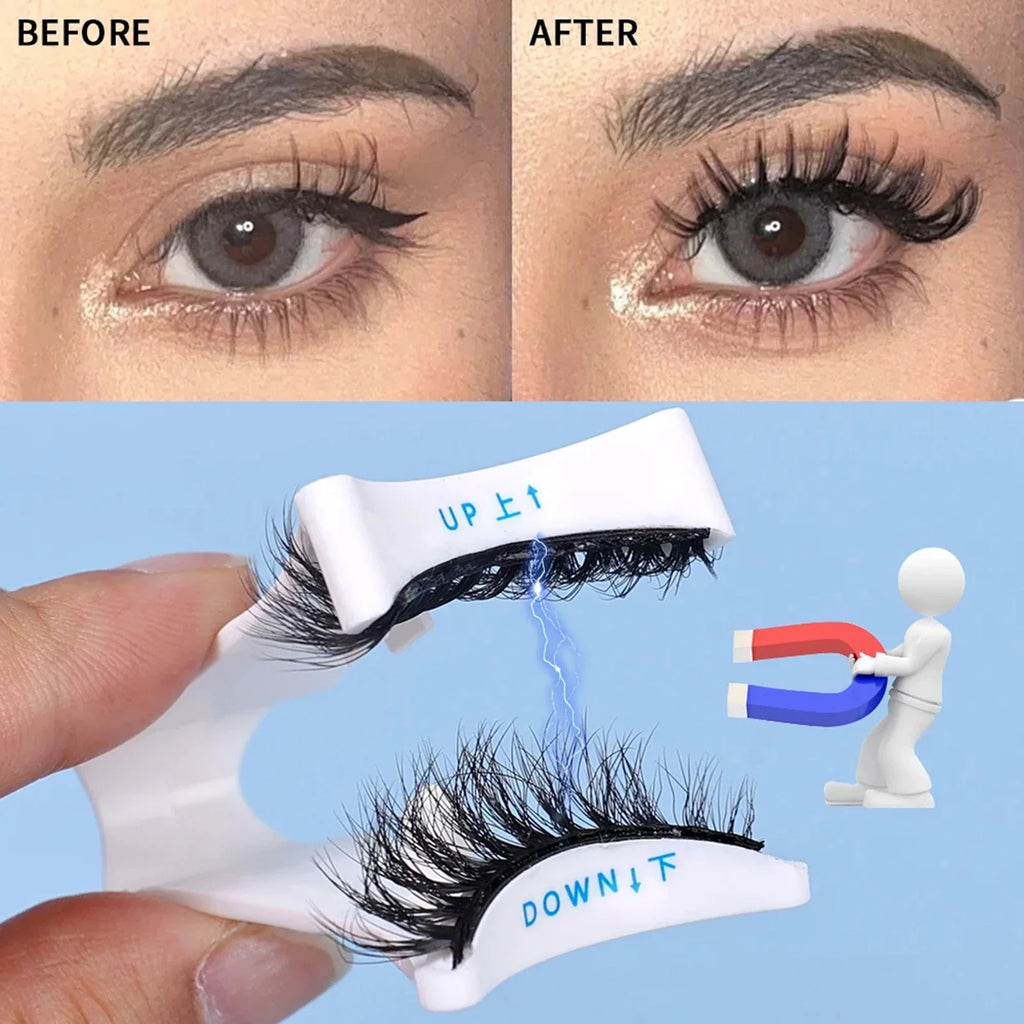 Magnetic Eyelash Applicator V-Type Tweezer Clip Tool