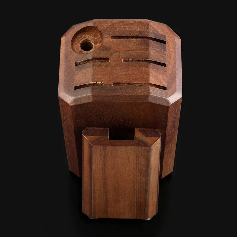 XINZUO 8-Slot Acacia Wood Knife Block – Kitchen Knife Holder