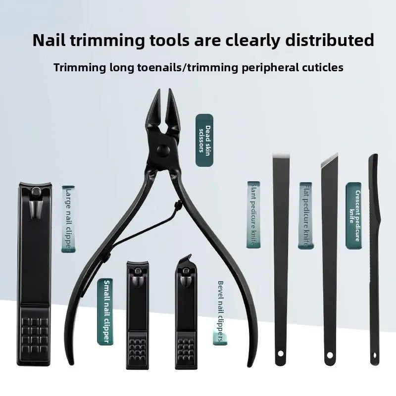 Stainless Steel Nail Clipper Set – 8 to 24 Pcs Travel Kit