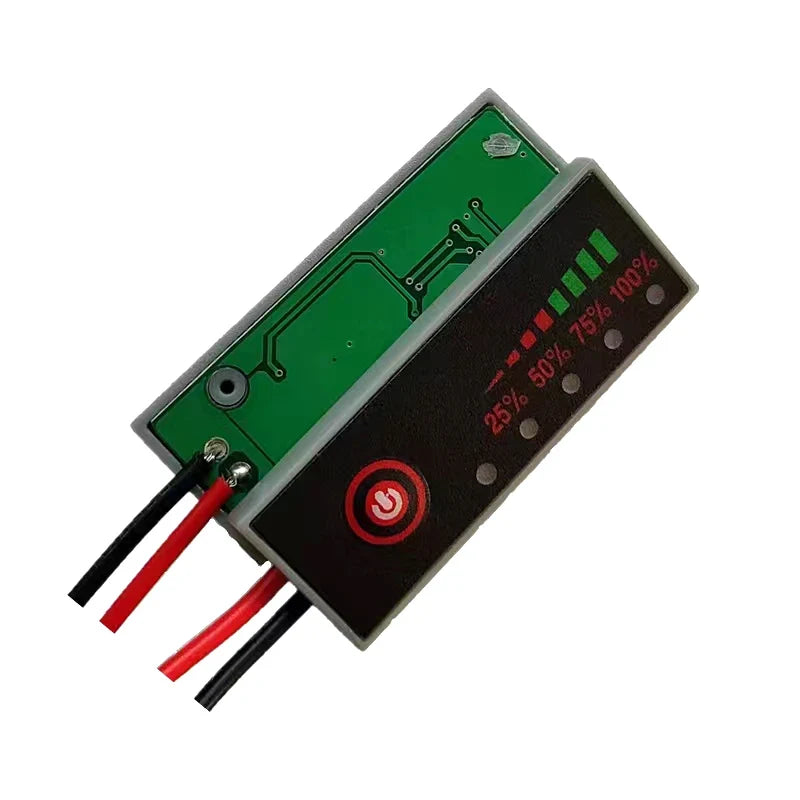 LiPo Battery Capacity Indicator 1S–7S | 5-LED Voltage Tester