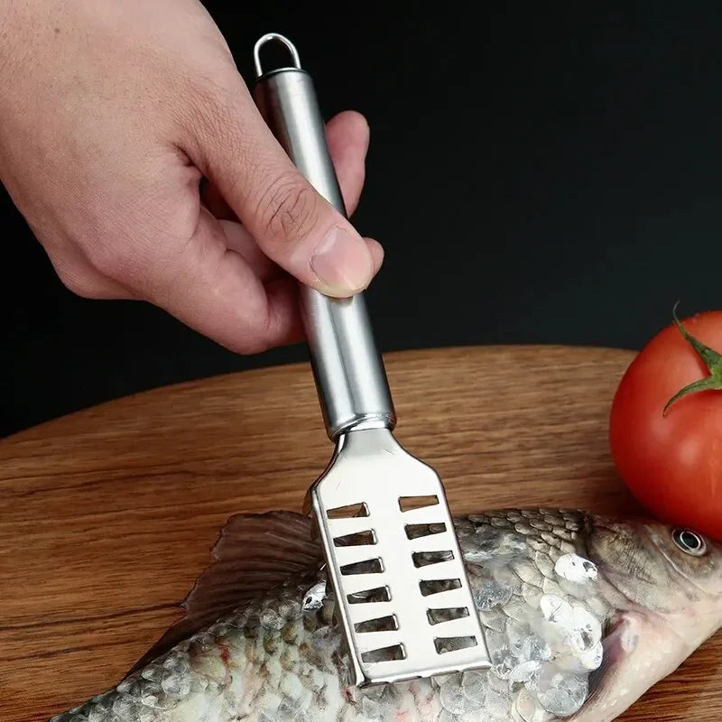 Stainless Steel Fish Scaler & Filleting Knife | Multi-Function