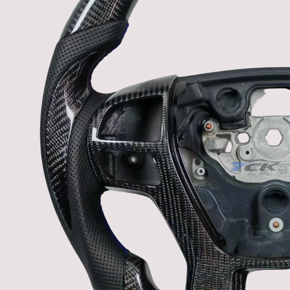 Carbon Fiber Leather Steering Wheel – Ford Ranger Raptor 2022–2024