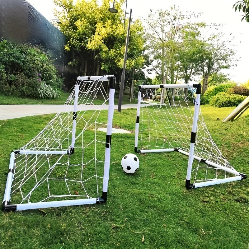 Folding Soccer Goal PP Material Portable Indoor Outdoor Football Net