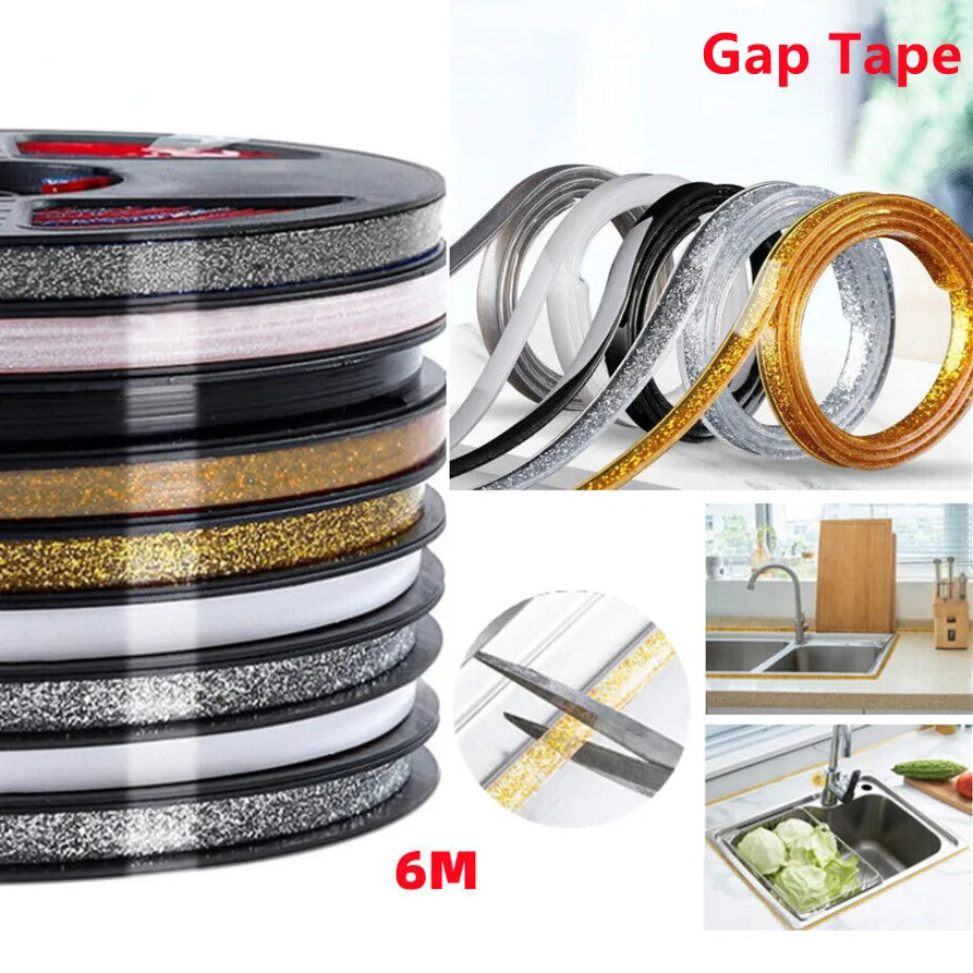 6M Ceramic Tile Gap Tape Kitchen Bathroom Waterproof Beautiful Seam