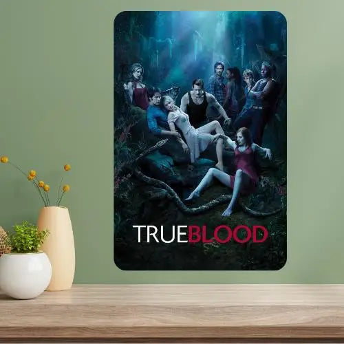 True Blood TV Show Metal Poster Sign – Retro Aluminum Wall Art