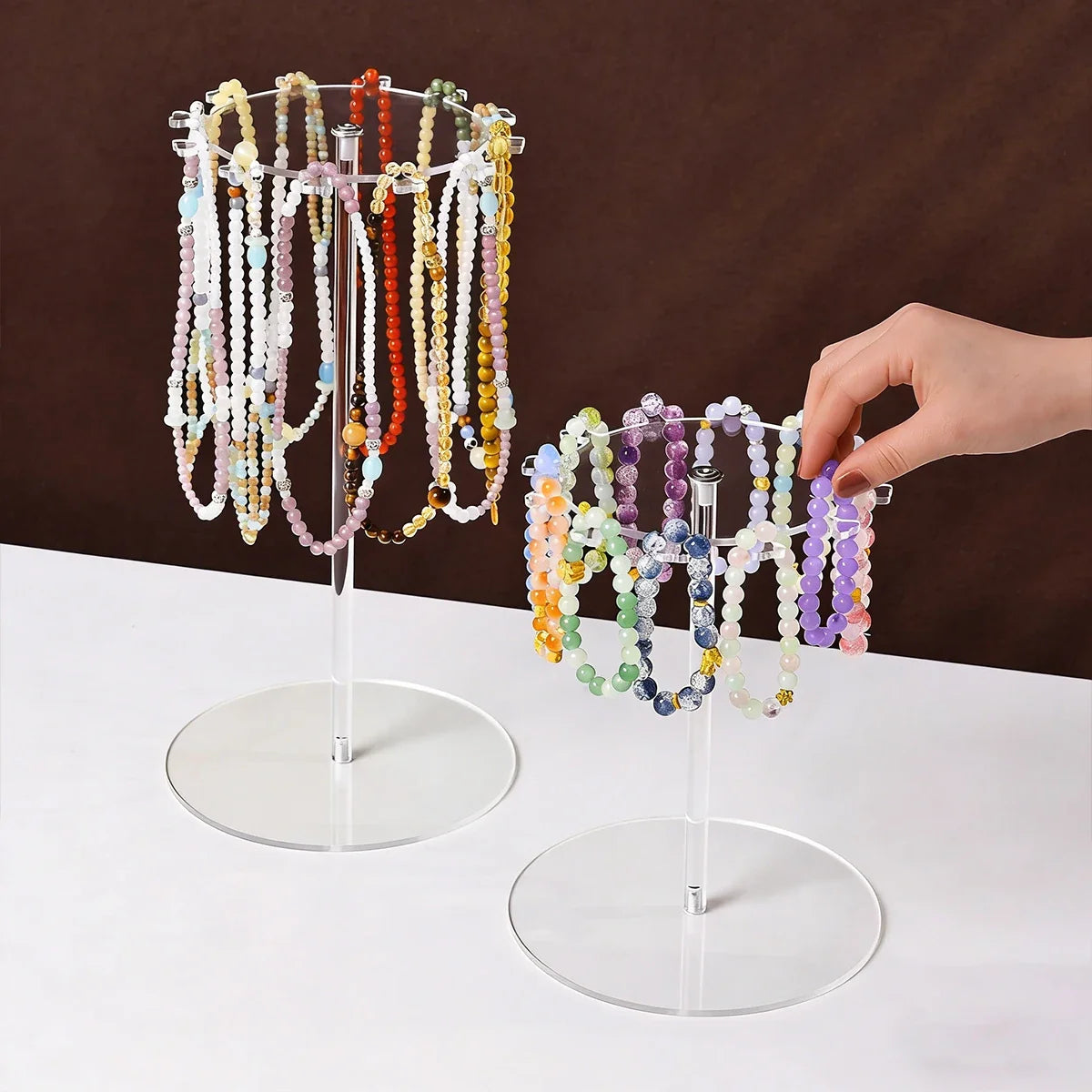 Acrylic Transparent Display Stand Jewelry Suitable Dressing Table