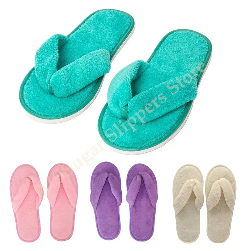 Soft Hotel Slippers Unisex Disposable SPA Guest Slides
