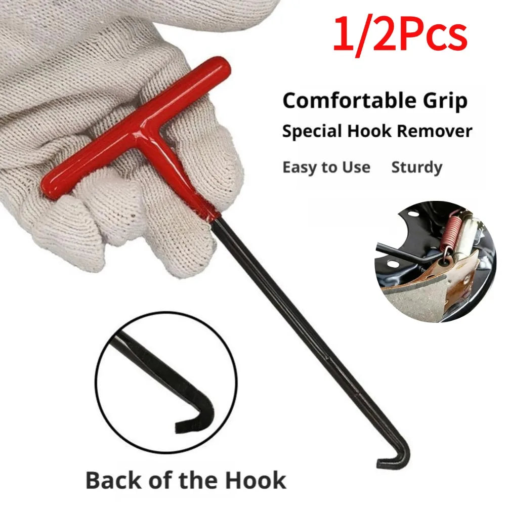 T-handle Exhaust Spring Hook Motorcycle Pipe Puller Tool Heavy Duty