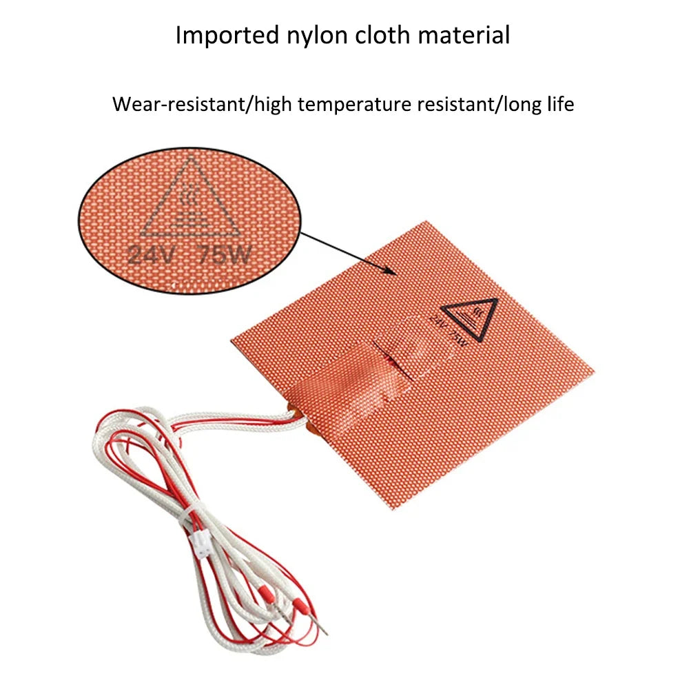 100x100mm 24V 75W Heat Bed Pad for VONON 3D Printer