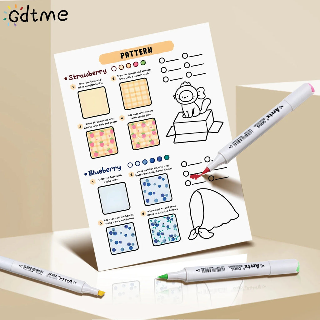 Adult DIY Coloring Book Bold Simple Home Leisure Relax Stress Relief