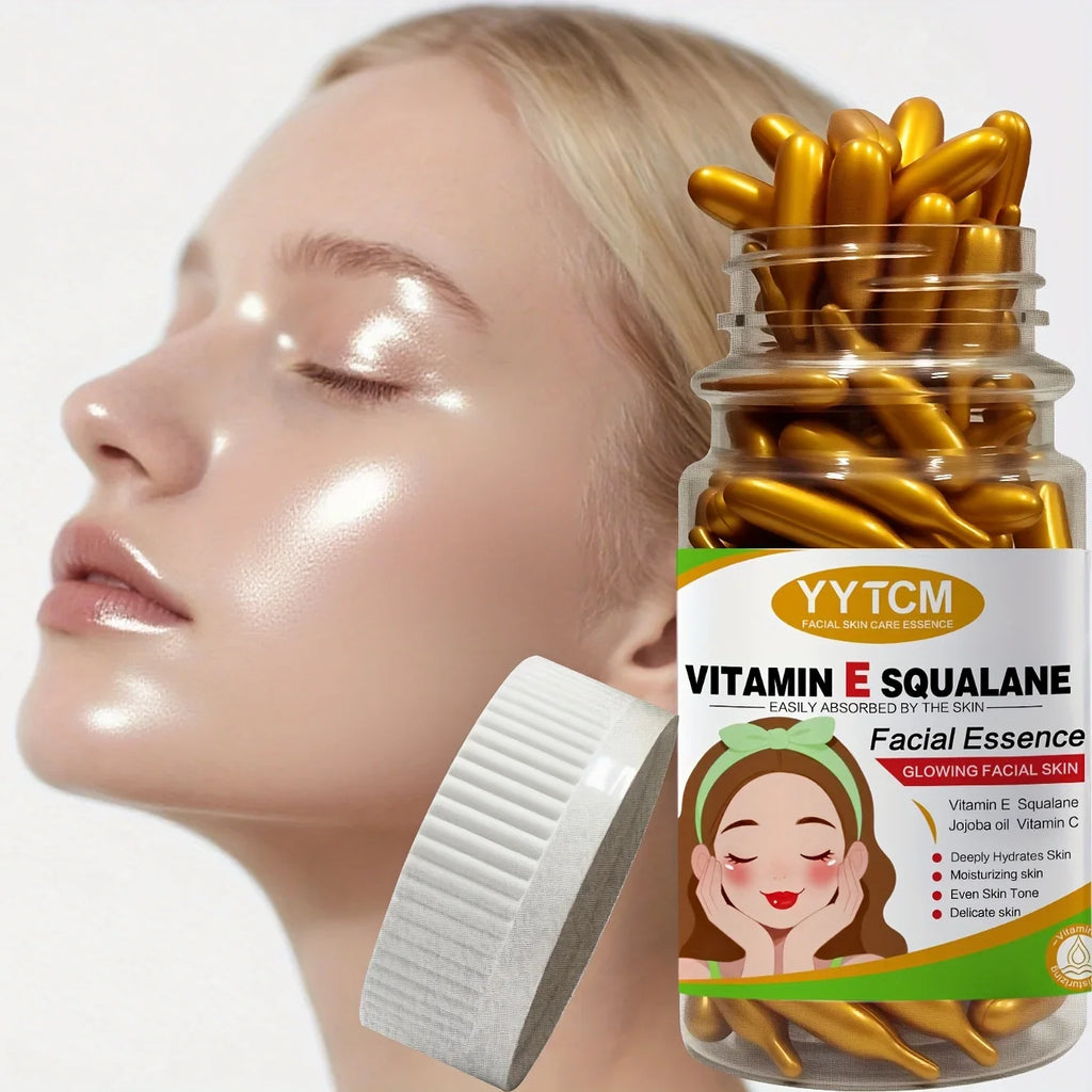 Vitamin E Capsule Essence – Deep Moisturizing & Brightening | 90ct