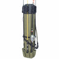 Portable Fishing Rod Storage Bag Waterproof Canvas Travel Case