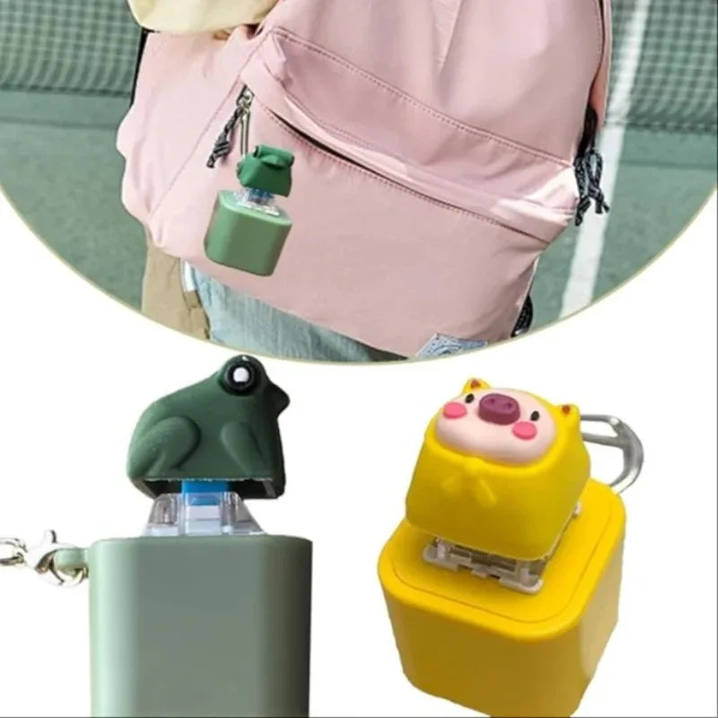 Frog Sound Button Keychain Glowing Student Fun Parody Venting