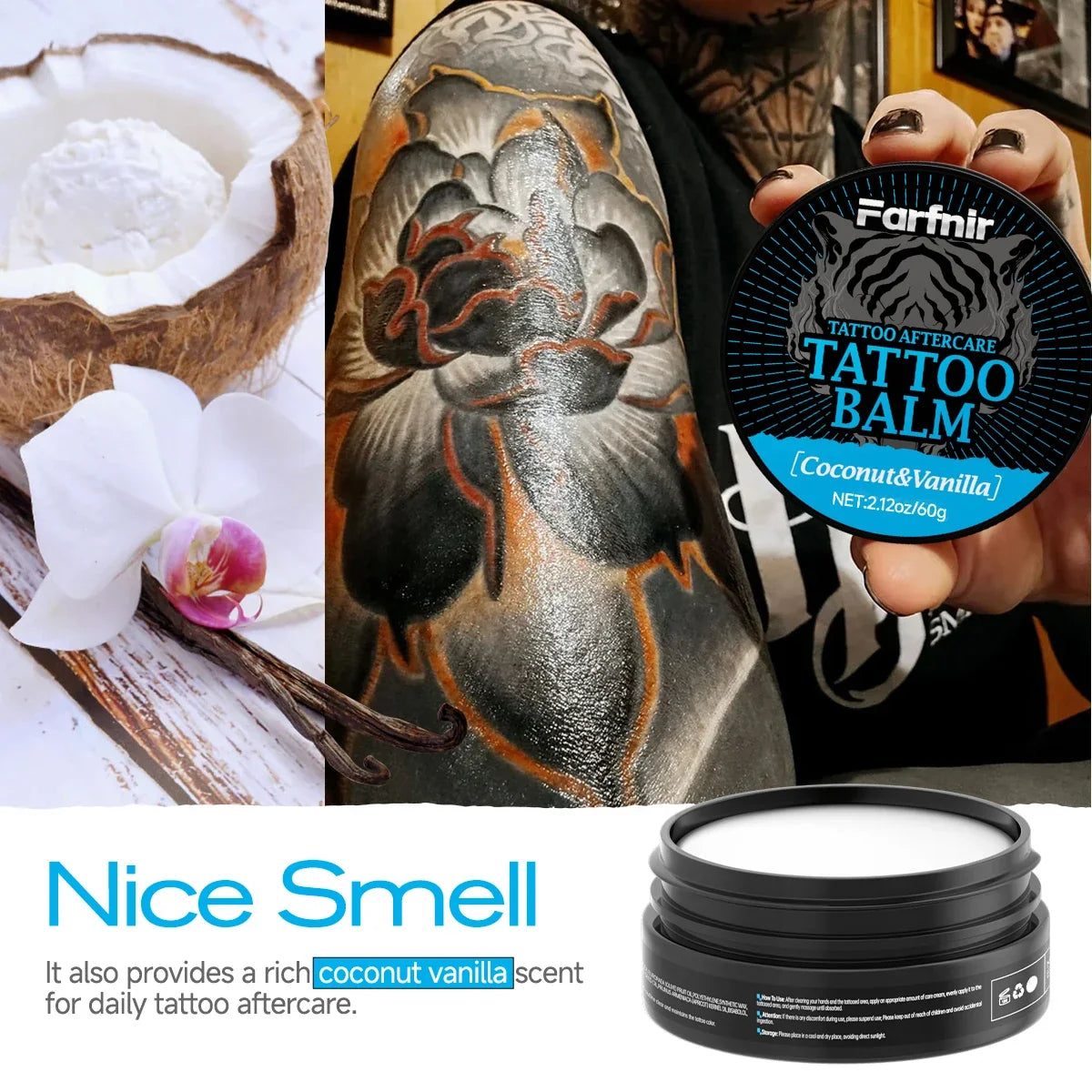Tattoo Balm Cream – Moisturizing, Color-Brightening & Nourishing