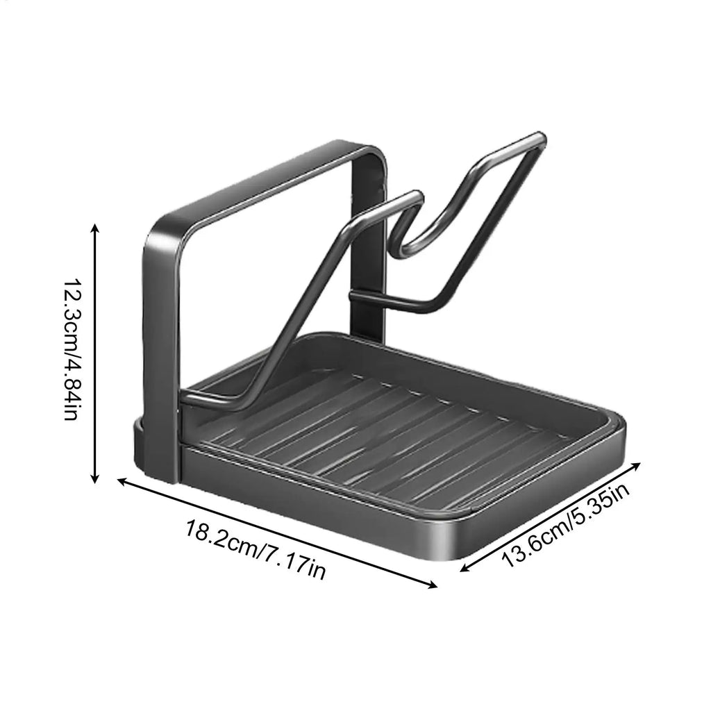 Pan Lid Organizers Inside Cabinet Cooking Utensil Holder Rest