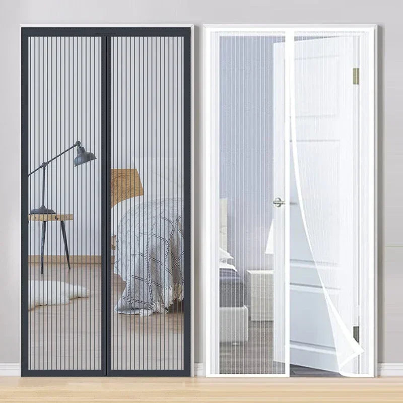 Magnetic Mosquito Net Door Curtain – DIY Self-Adhesive Screen