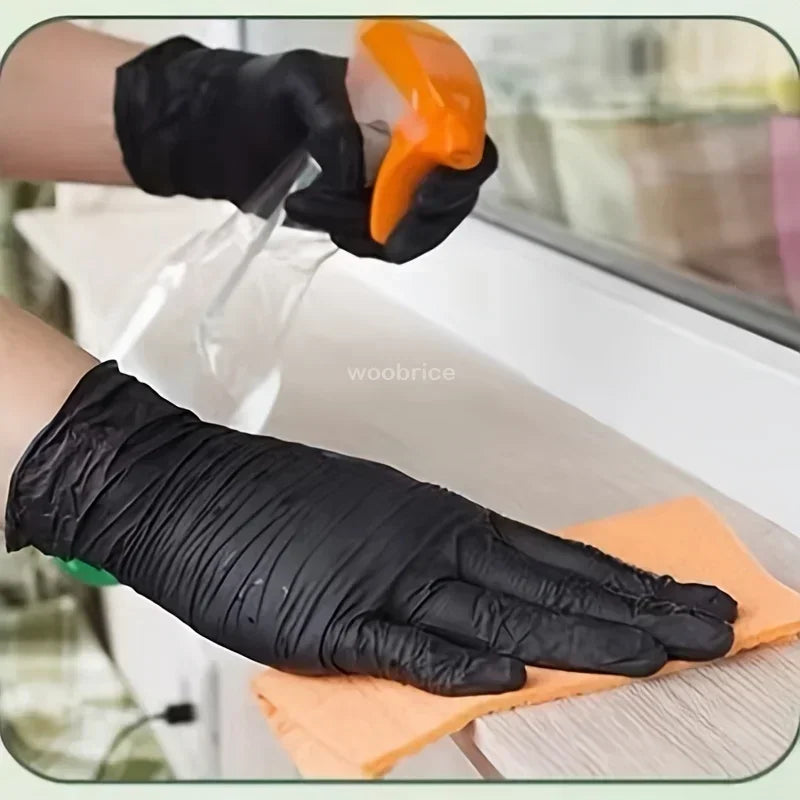 Disposable Nitrile Gloves 100 Pack – Powder-Free & Waterproof