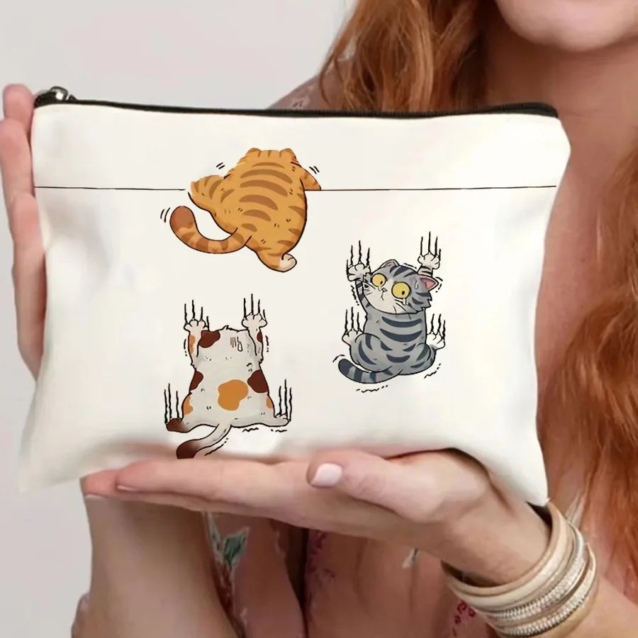 Medicine Themed Makeup Bag Foldable Cosmetic Case Healthcare