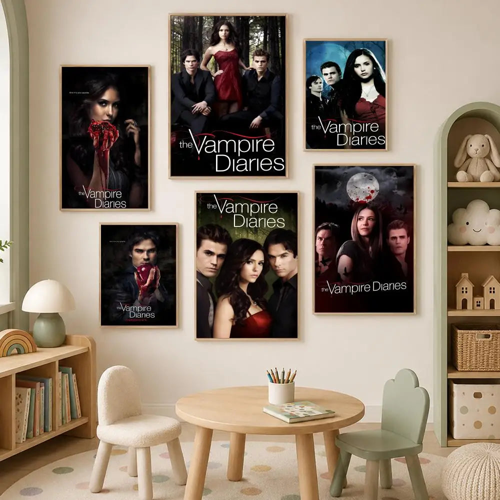 Vampire Diaries HD PVC Self-Stick Wall Art Poster