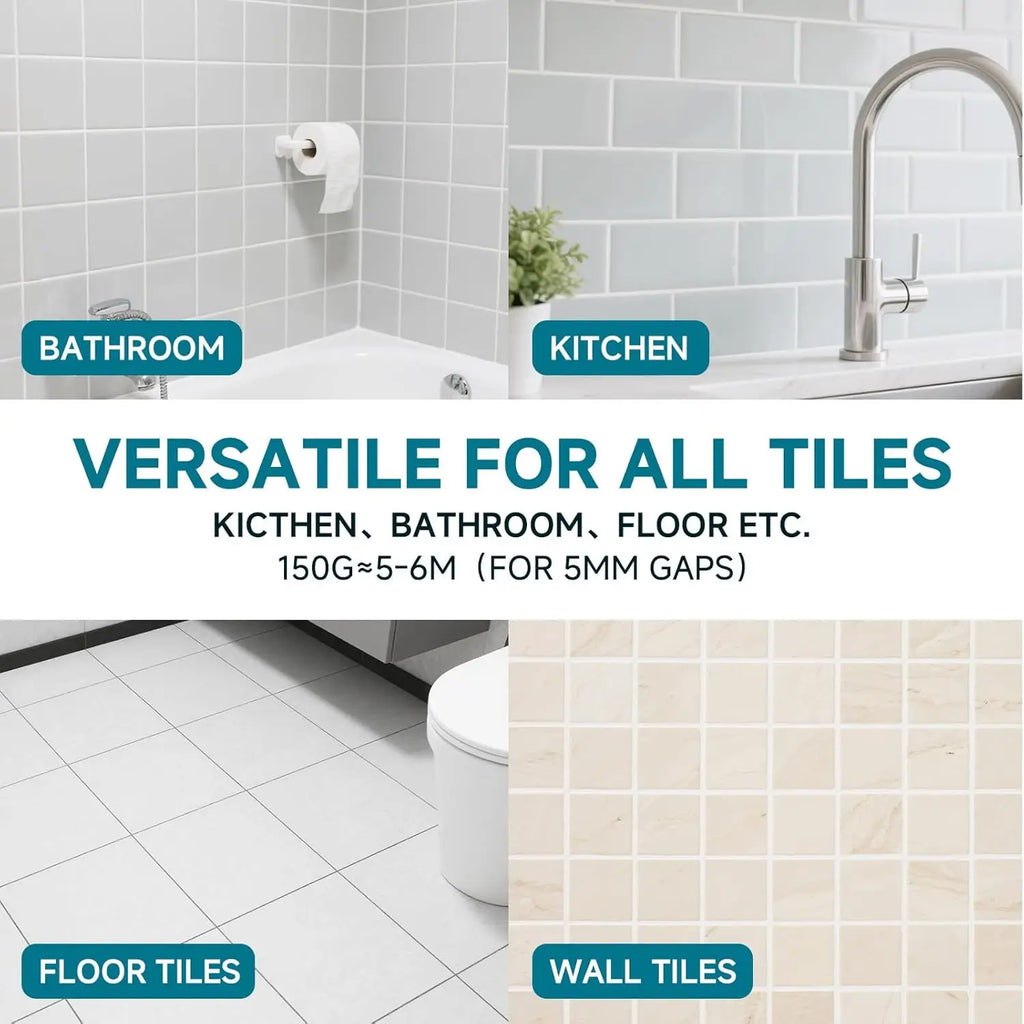 MIRAVEXL Tile Grout Repair Kit – Waterproof Fast Drying Sealer