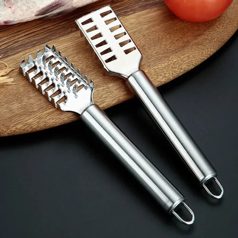 Stainless Steel Fish Scaler & Filleting Knife | Multi-Function