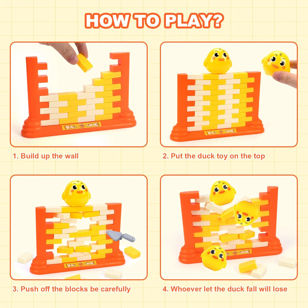 Mini Fun Kids Save Penguin Ice Breaker Trap Toys Balance Blocks