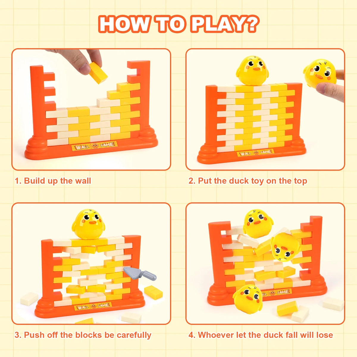 Mini Fun Kids Save Penguin Ice Breaker Trap Toys Balance Blocks