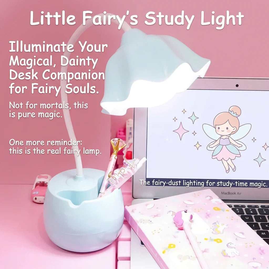Pen Holder Lamp Multi-functional Usb Reading Light Eye-friendly Study