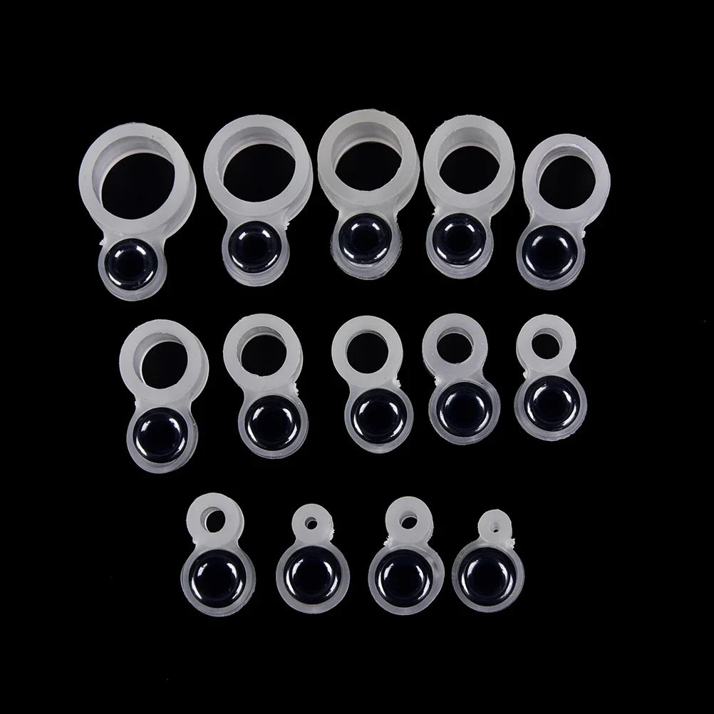 Fishing Rod Wire Ring Line Guide Silicone Different 1-14 X