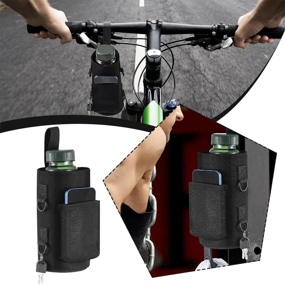 Magnetic Gym Bag – Water Bottle Carrier with Phone Pocket