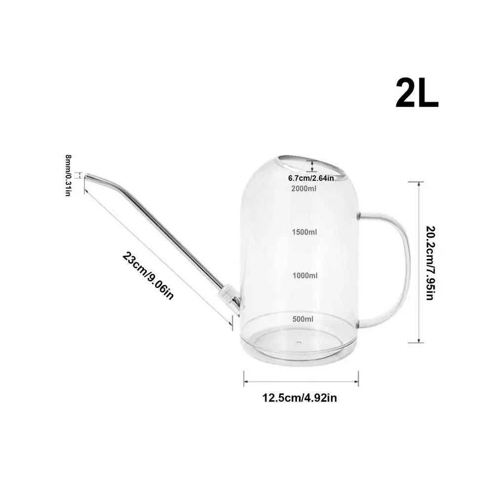 2L Long Spout Watering Can – Indoor & Garden Plant Care
