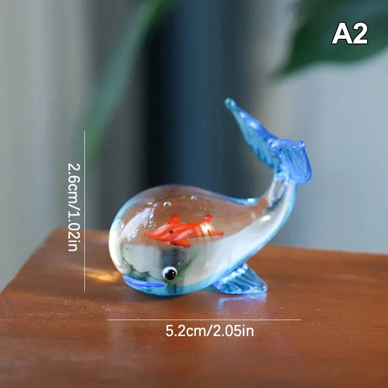 Handcrafted Glass Fish Figurine | Mini Pocket Fish Ornament