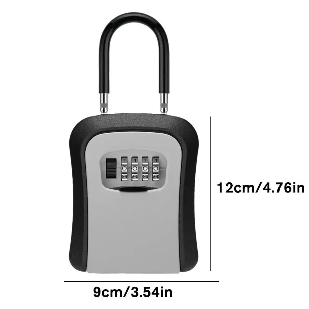 Wall Mounted Key Lock Box – 4-Digit Weatherproof Key Safe