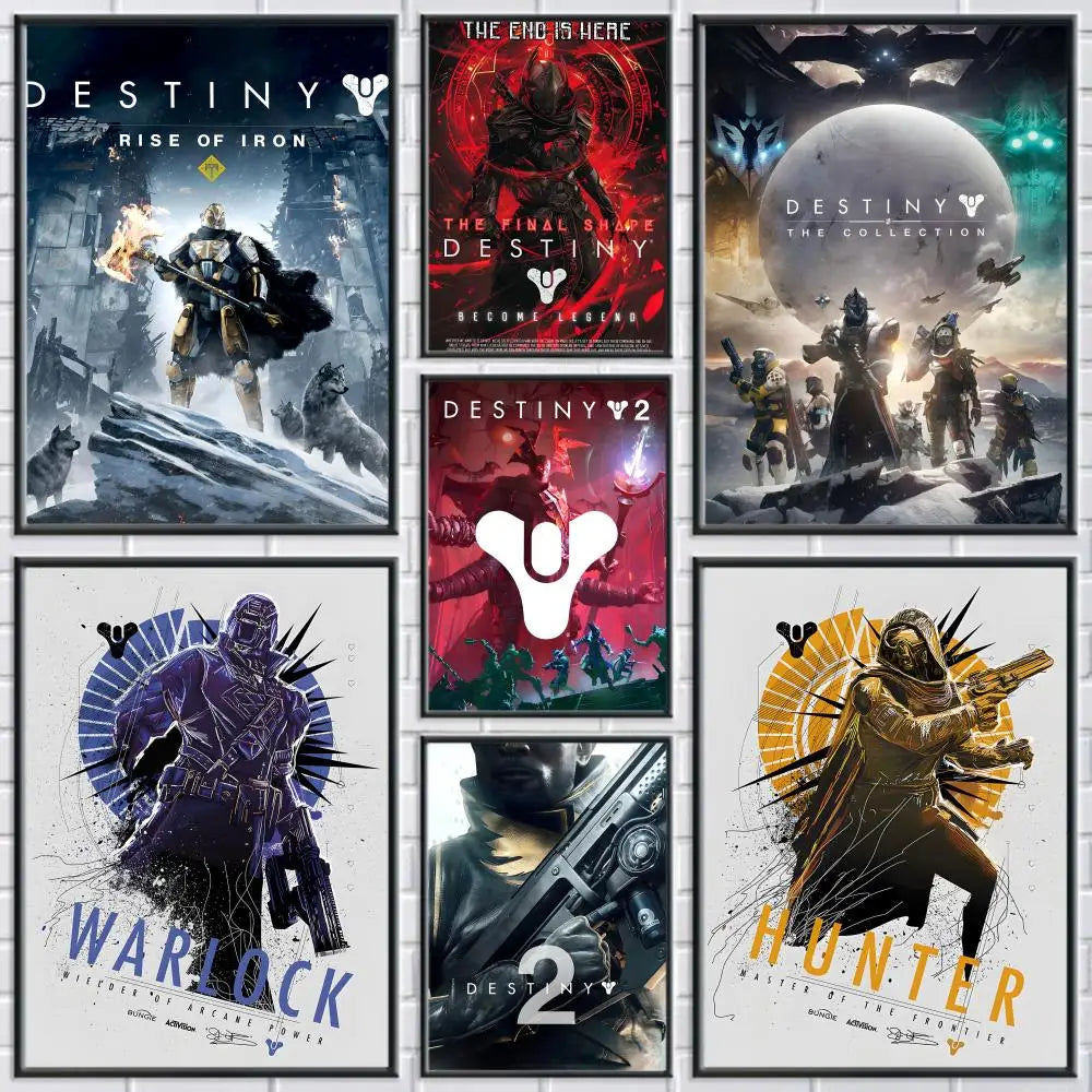 Destiny 2 Canvas Wall Art Poster – UV-Resistant Unframed Print