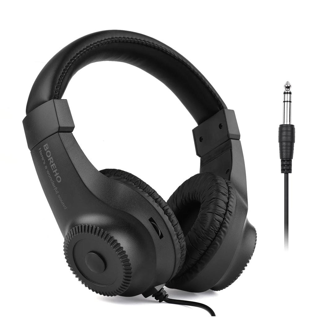 Arealer Wired Monitor Headphones | 50mm Driver & 6.5mm Jack