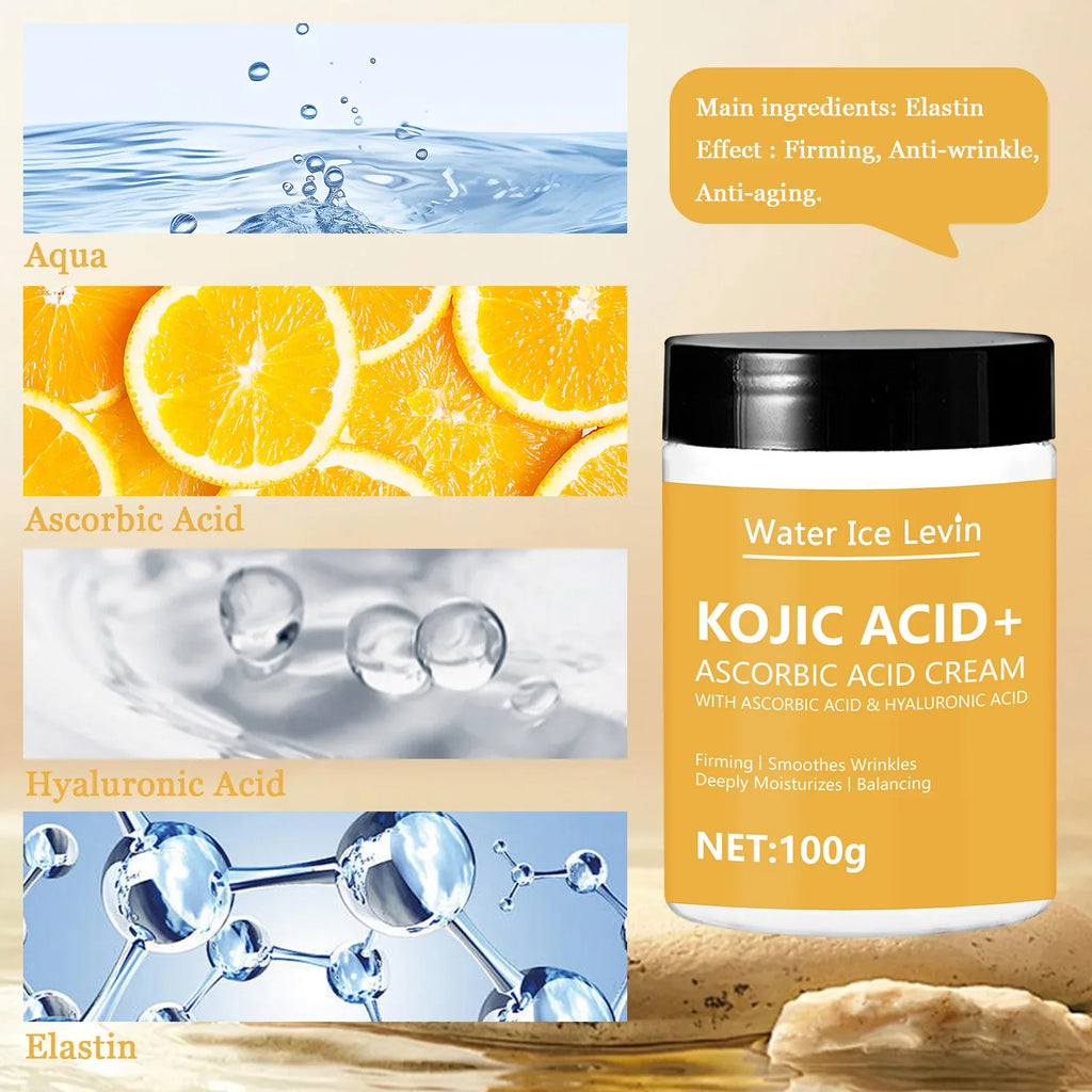 Kojic Acid & Collagen Face Cream – Brightening Moisturizer
