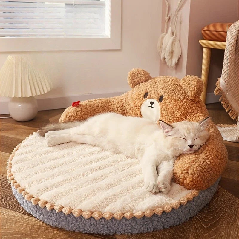 All-season Cat Bed Warm Winter Pet Kitten Sleeping Nest Mat Kitty