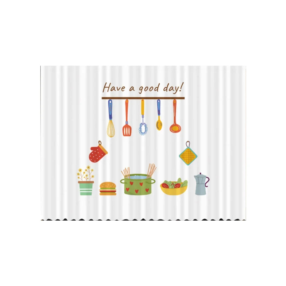 No-Drill Kitchen Cabinet Curtain – Dust & Oil Fume Cover