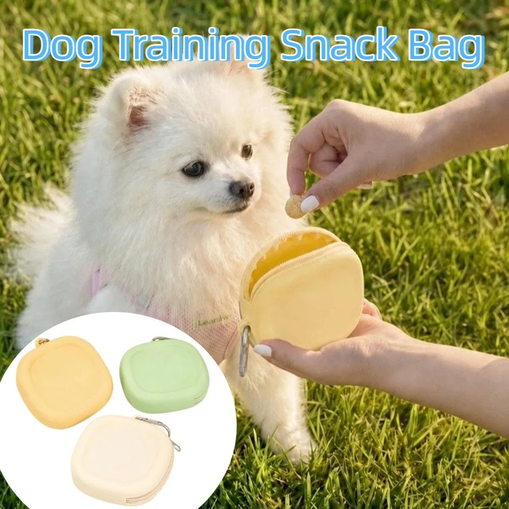Silicone Dog Treat Pouch | Waterproof Hands-Free Training Bag